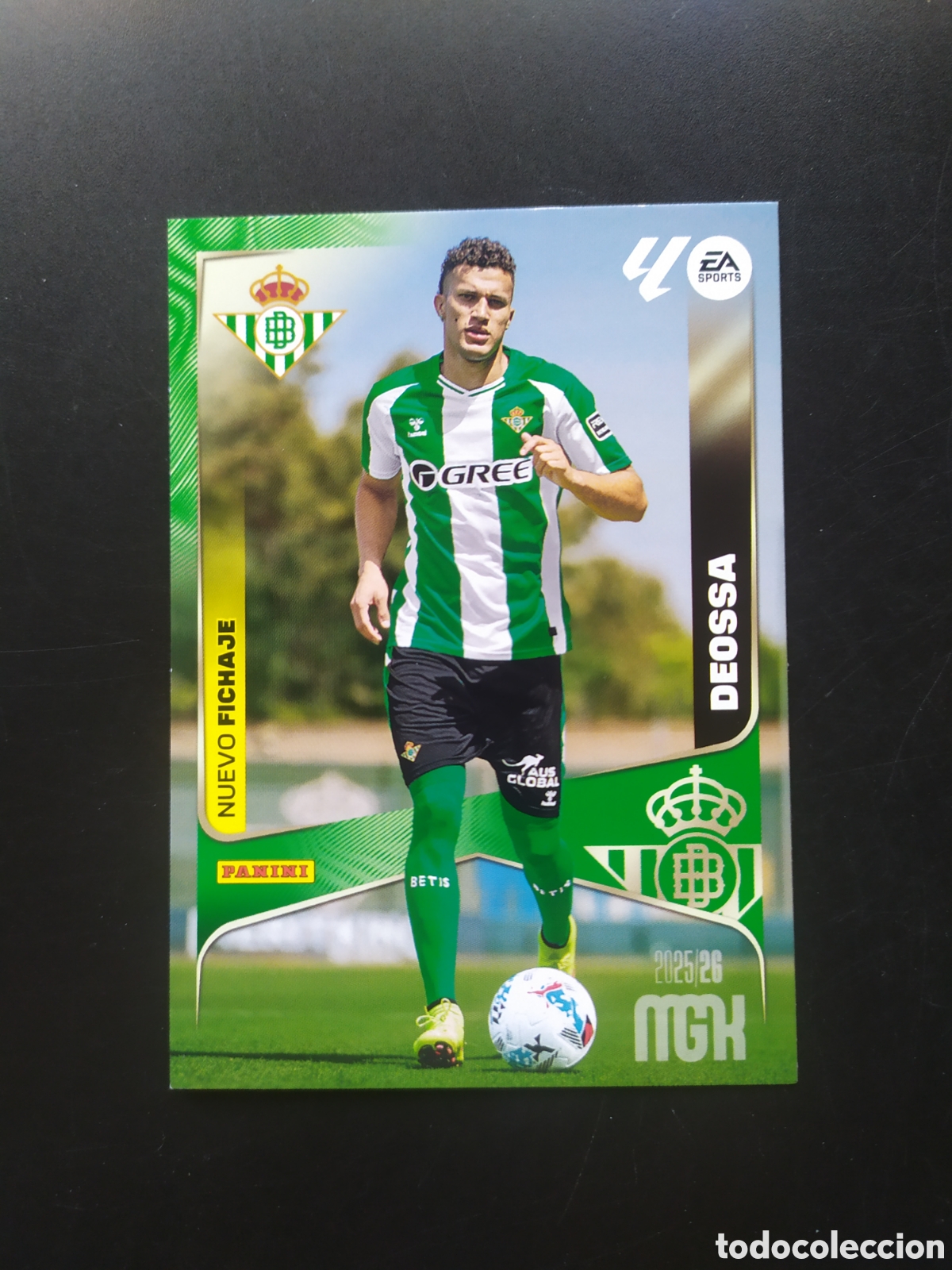 Cromos de F&uacute;tbol: Megacracks 2025 2026 25 26 panini Deossa fichaje n&deg; 469 Real Betis
