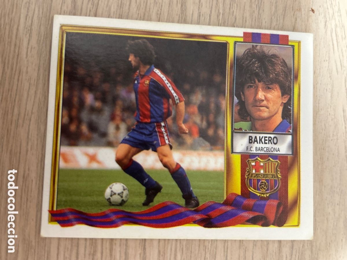 Fu&szlig;ball-Sticker: BAKERO BARCELONA LIGA ESTE 1995 1996 95 96 NUNCA PEGADO SIN PEGAR