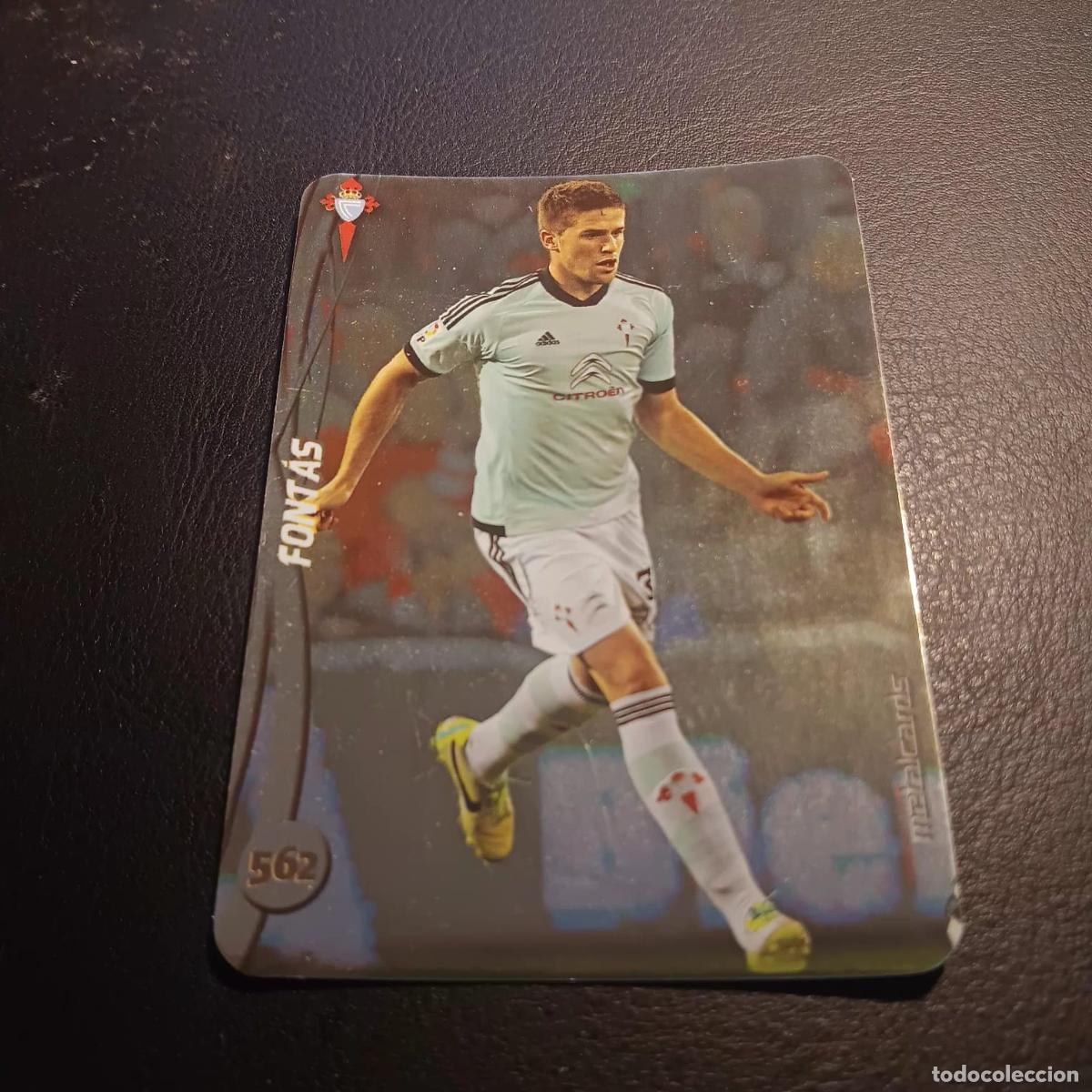 Cromos de F&uacute;tbol: FONTAS � CELTA VIGO � 562 � TOP 2015 � DORADO � MUNDICROMO 2015 14 15