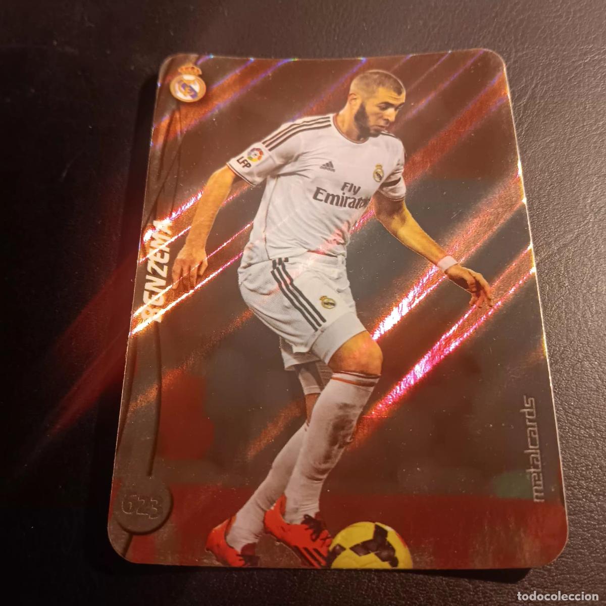 Cromos de F&uacute;tbol: BENZEMA � REAL MADRID � 623 - TOP 2015 � DIAGONAL � MUNDICROMO 2015 14 15
