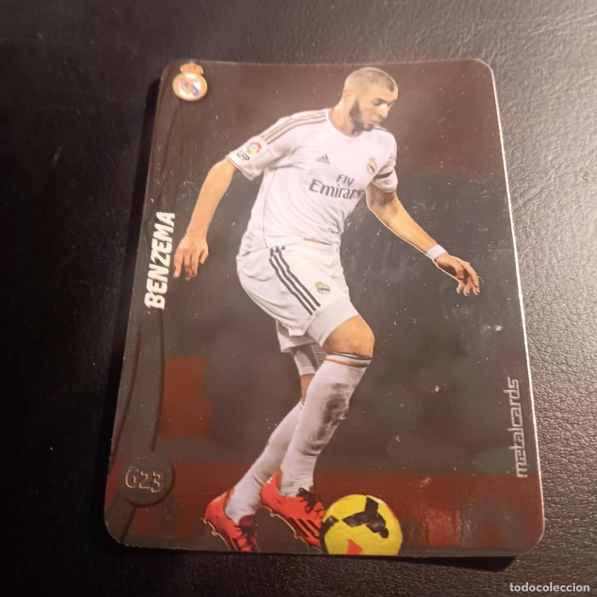 Cromos de F&uacute;tbol: BENZEMA � REAL MADRID � 623 � TOP 2015 � BRILLO LISO � MUNDICROMO 2015 14 15