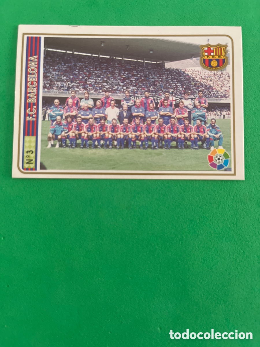 Cromos de f&uacute;tbol: PLANTILLA F.C.BARCELONA 3 FICHAS DE LA LIGA 1994 1995 MUNDICROM 94 95 MC CARD FUTBOL UNIFICO ENVIO