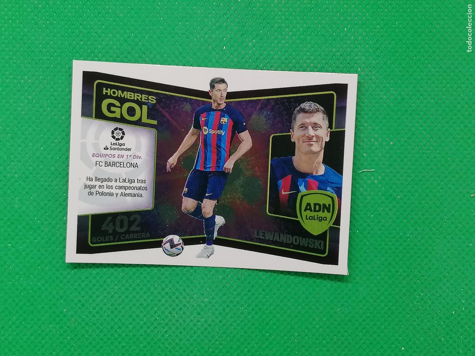 Fu&szlig;ball-Sticker: 2 BIS 2BIS LEWANDOWSKI BARCELONA HOMBRES GOL ⚽ PANINI LIGA ESTE 22 23 2022 2023 ⚽