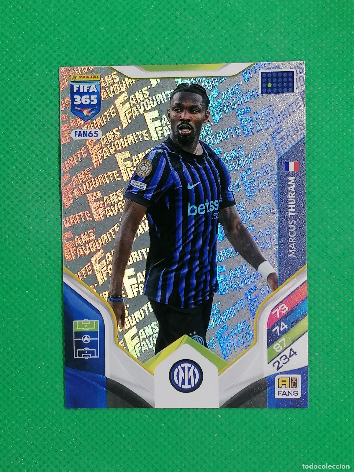 Cromos de Futebol: FAN65 MARCUS THURAM INTER MILAN FANS FAVOURITE ⚽ PANINI ADRENALYN FIFA 365 2025 2026 25 26 ⚽