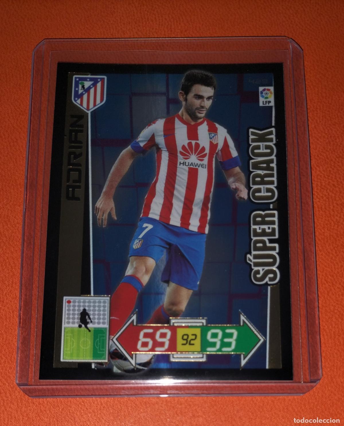 Cromos de F&uacute;tbol: 429 ADRIAN SUPER CRACK ATLETICO DE AT MADRID CARD ADRENALYN XL LIGA BBVA 2012 2013 12 13 PANINI