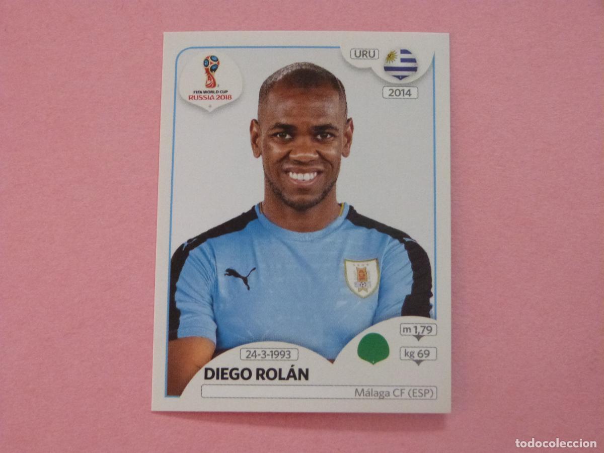 Cromos de F&uacute;tbol: CROMO FUTBOL DIEGO ROLAN URUGUAY SIN PEGAR N&ordm; 111 MUNDIAL RUSIA 2018 PANINI
