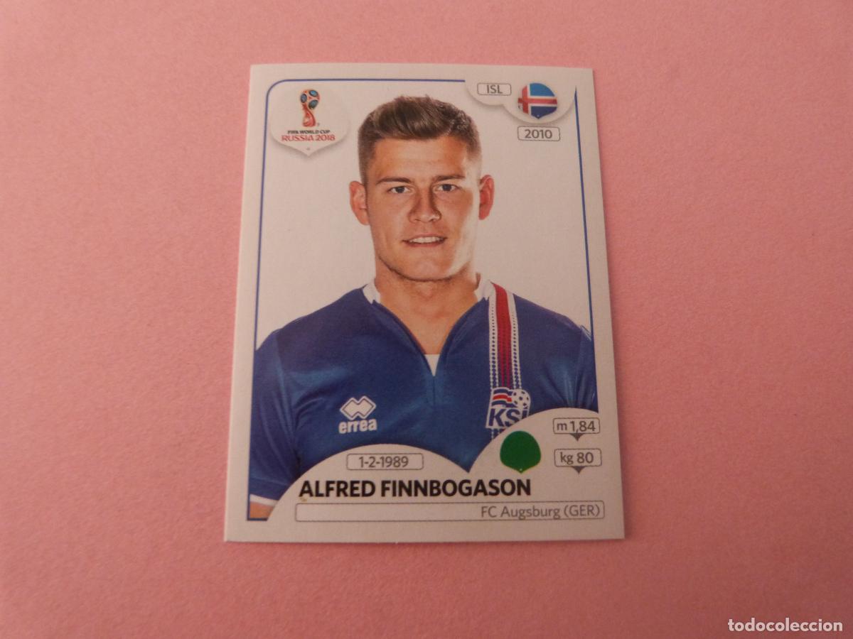 Cromos de F&uacute;tbol: CROMO FUTBOL ALFRED FINNBOGASON ISLANDIA SIN PEGAR N&ordm; 308 MUNDIAL RUSIA 2018 PANINI
