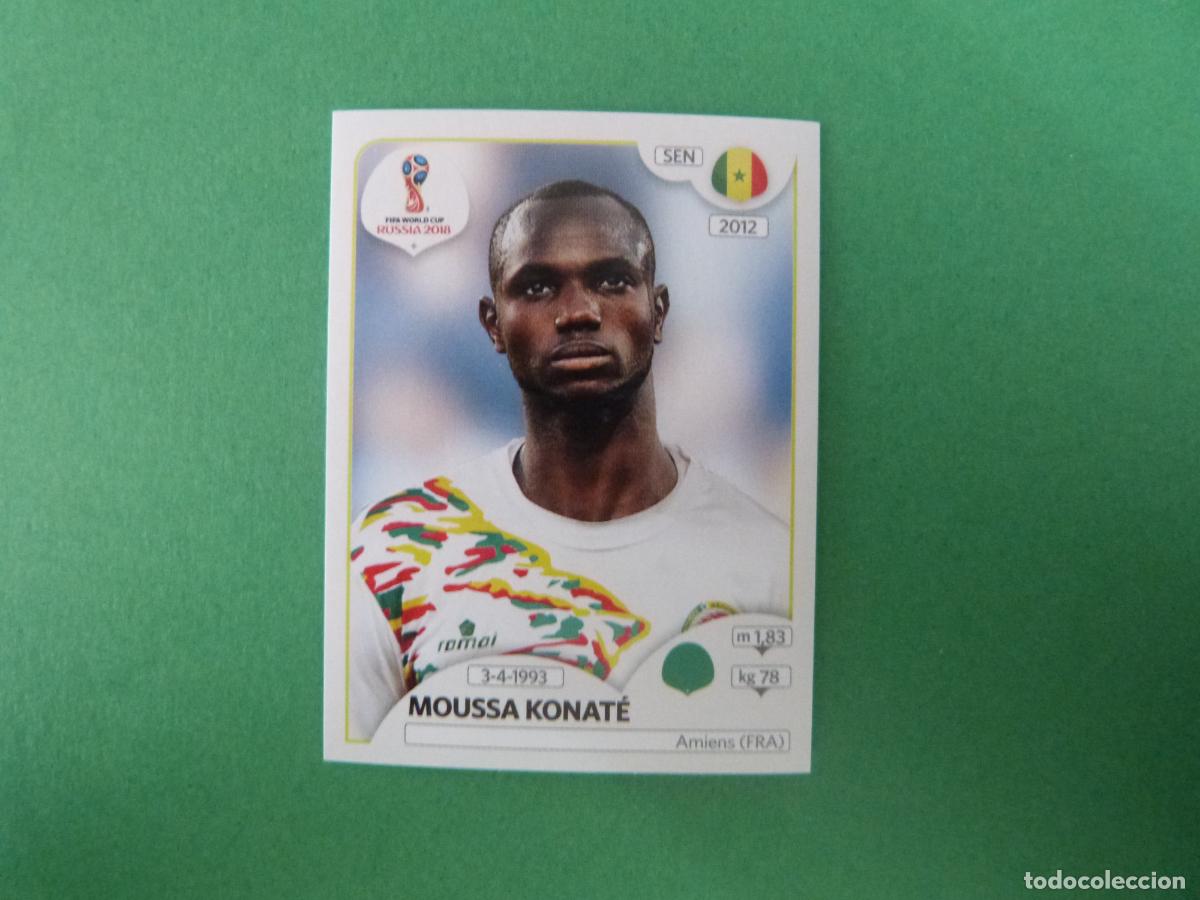 Cromos de f&uacute;tbol: CROMO FUTBOL MOUSSA KONATE SENEGAL SIN PEGAR N&ordm; 627 MUNDIAL RUSIA 2018 PANINI