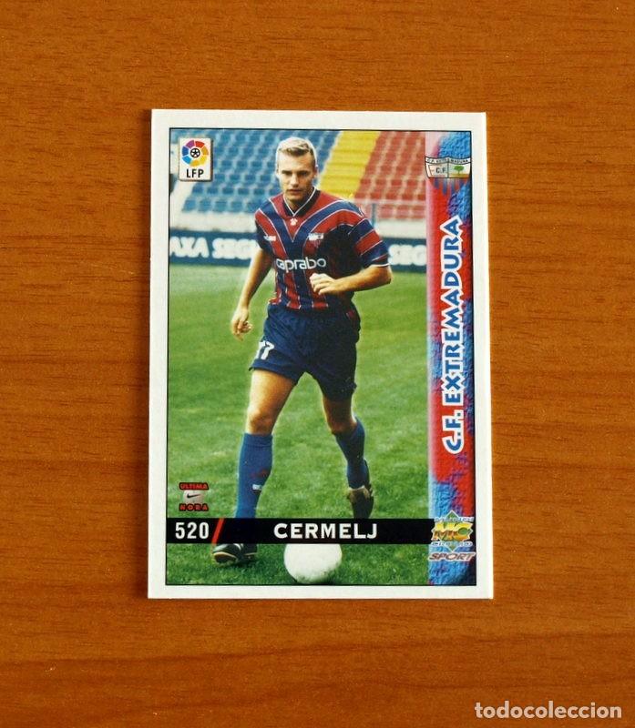Fu&szlig;ball-Sticker: Extrenadura -N&ordm; 520 Cermelj -&Uacute;ltima Hora -Mundicromo Las Fichas de la Liga 1998-1999-98-99