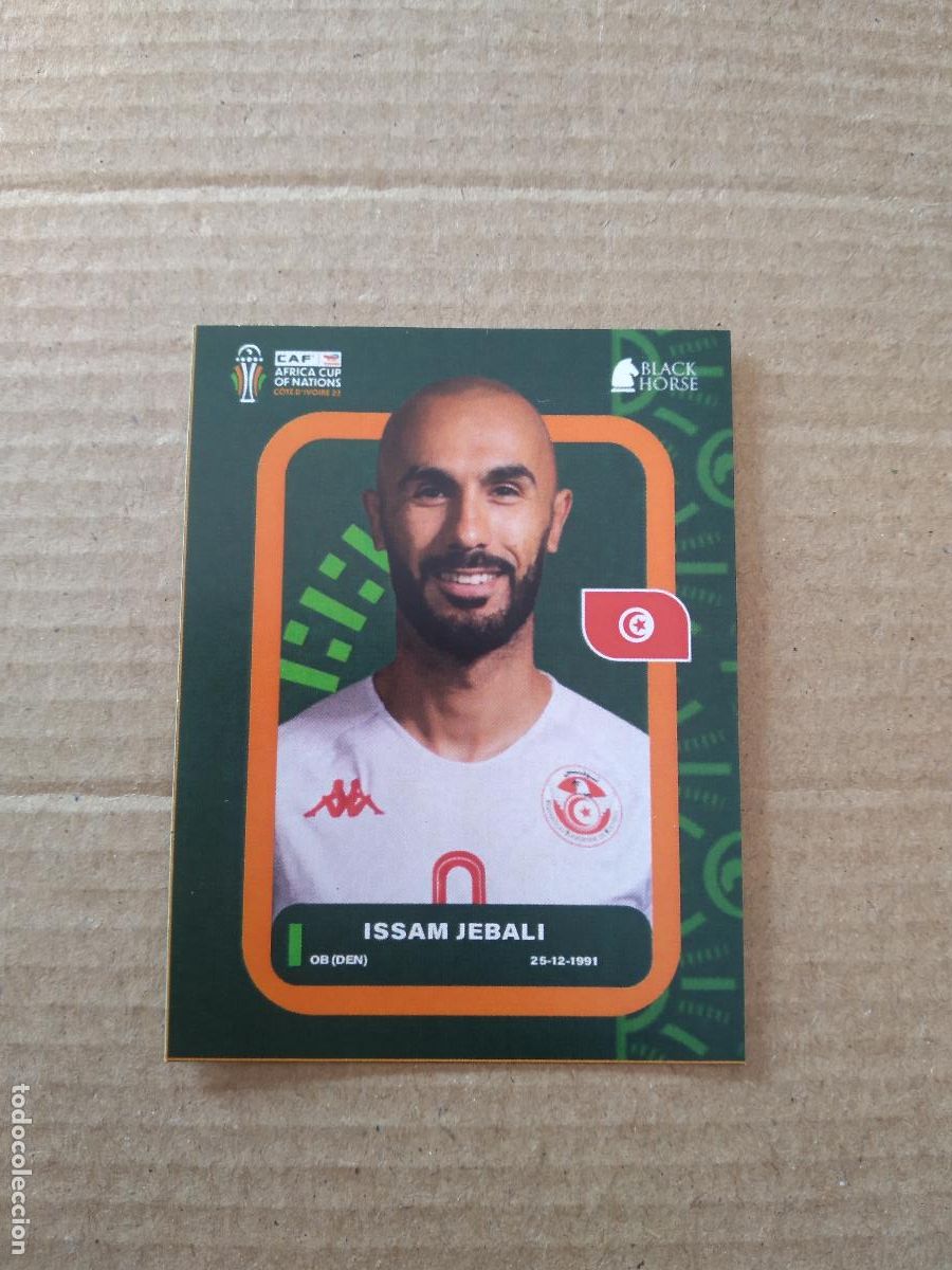 Cromos de F&uacute;tbol: 309 ISSAM JEBALI TUNEZ CROMO FUTBOL AFRICA CUP 23 COPA AFRICA 2023 BLACK HORSE