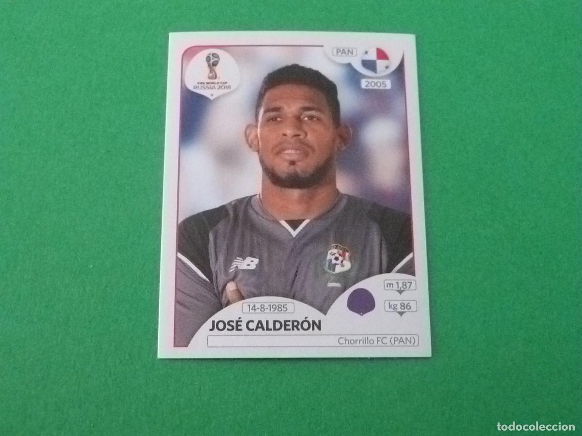 Cromos de F&uacute;tbol: CROMO FUTBOL JOSE CALDERON PANAMA SIN PEGAR N&ordm; 535 MUNDIAL RUSIA 2018 PANINI