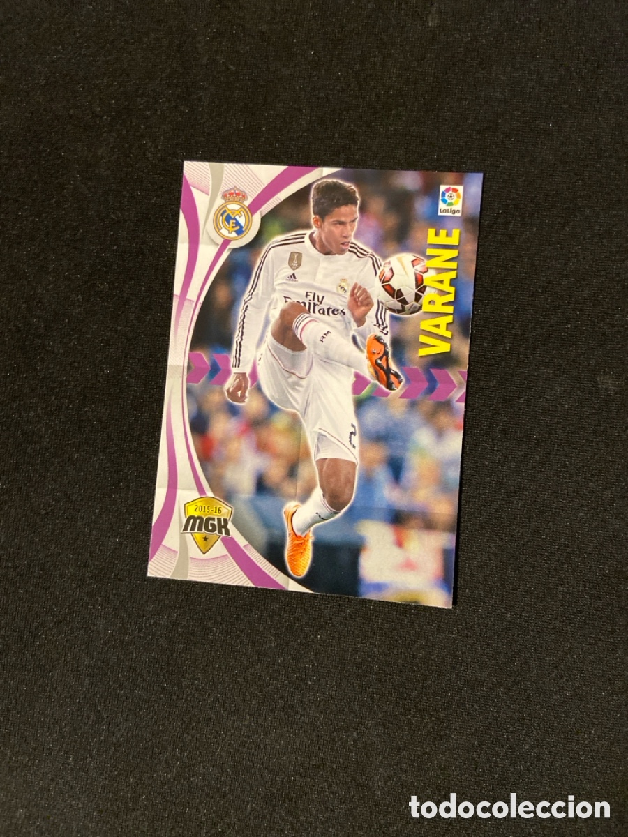 Cromos de Futebol: VARANE 333 (REAL MADRID) PANINI MEGACRACKS 2015-2016 15 16 CROMO CARTA M-2