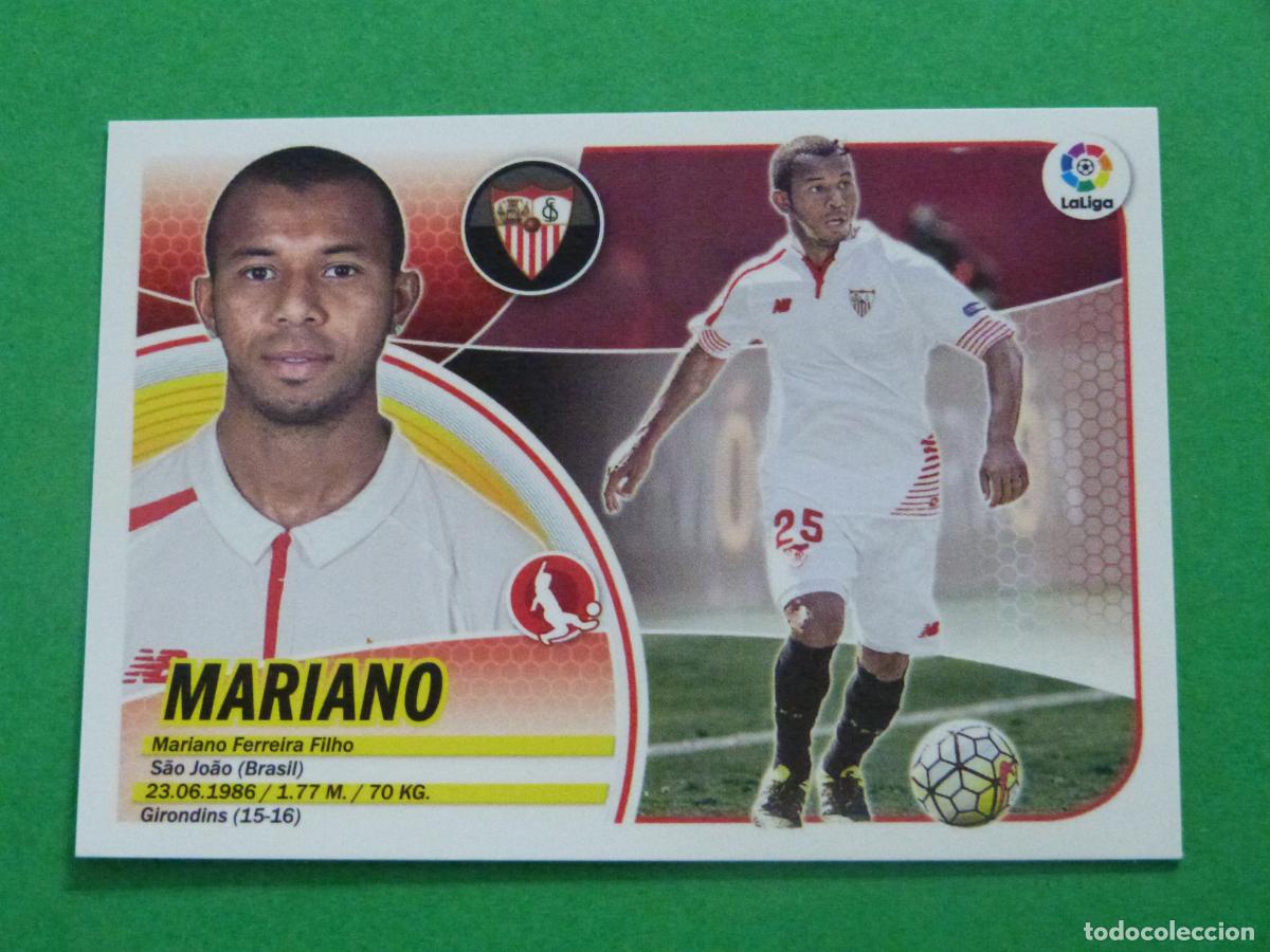 Cromos de f&uacute;tbol: CROMO FUTBOL MARIANO SEVILLA F.C. SIN PEGAR N&ordm; 3 LIGA ESTE 2016-2017/16-17 PANINI