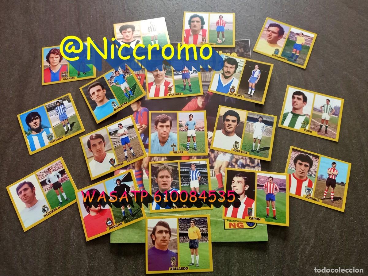 Cromos de Futebol: 18 CROMOS JUGADORES INEDITOS LIGA 72 73 EDITA NG / 2025 MAS EN NICCROMO