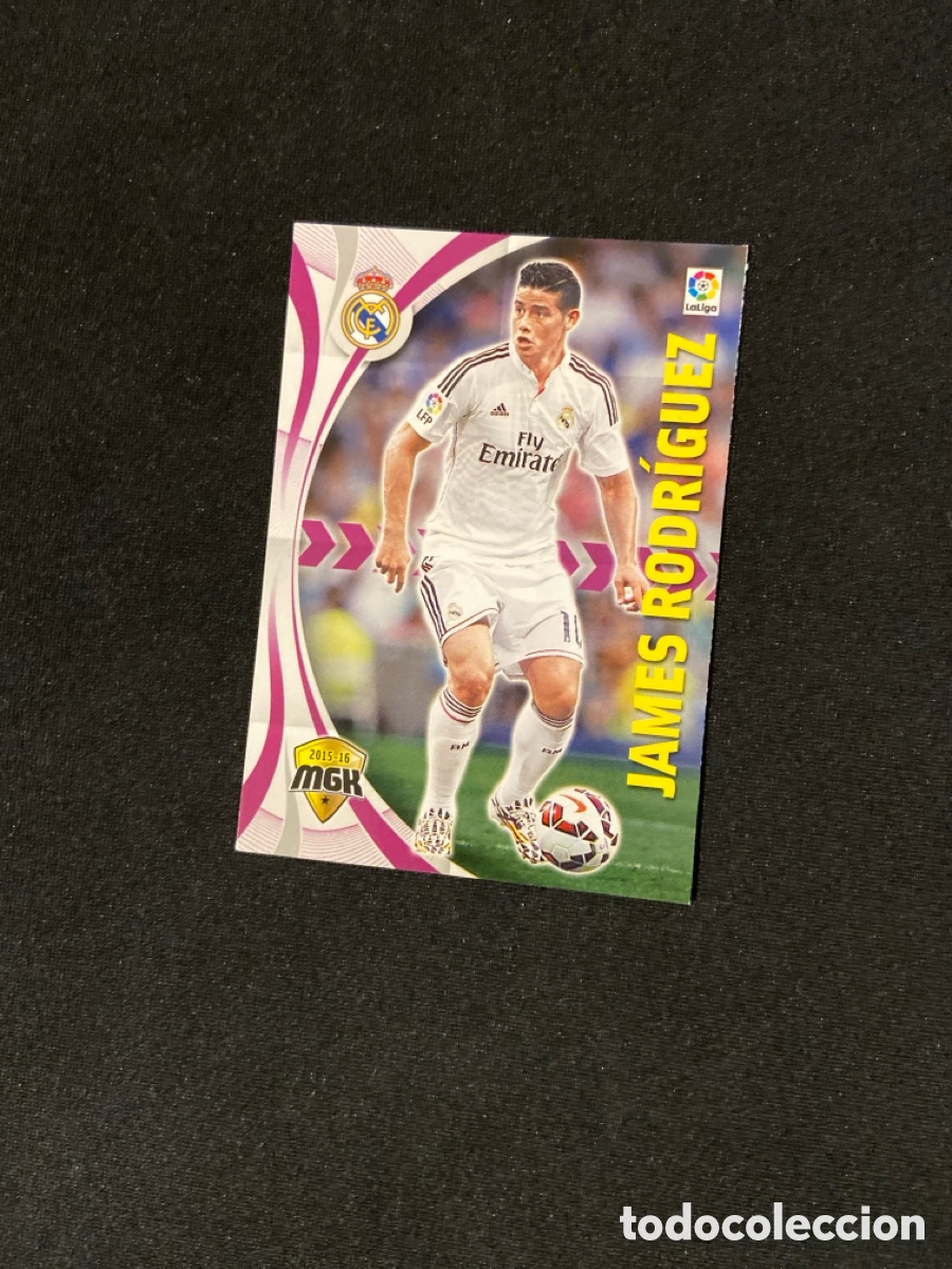 Cromos de F&uacute;tbol: JAMES RODRIGUEZ 341 (REAL MADRID) PANINI MEGACRACKS 2015-2016 15 16 CROMO CARTA M-2