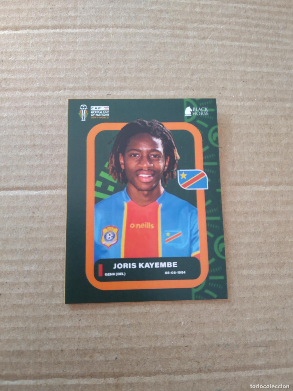 Cromos de Futebol: 378 JORIS KAYEMBE DR CONGO CROMO FUTBOL AFRICA CUP 23 COPA AFRICA 2023 BLACK HORSE