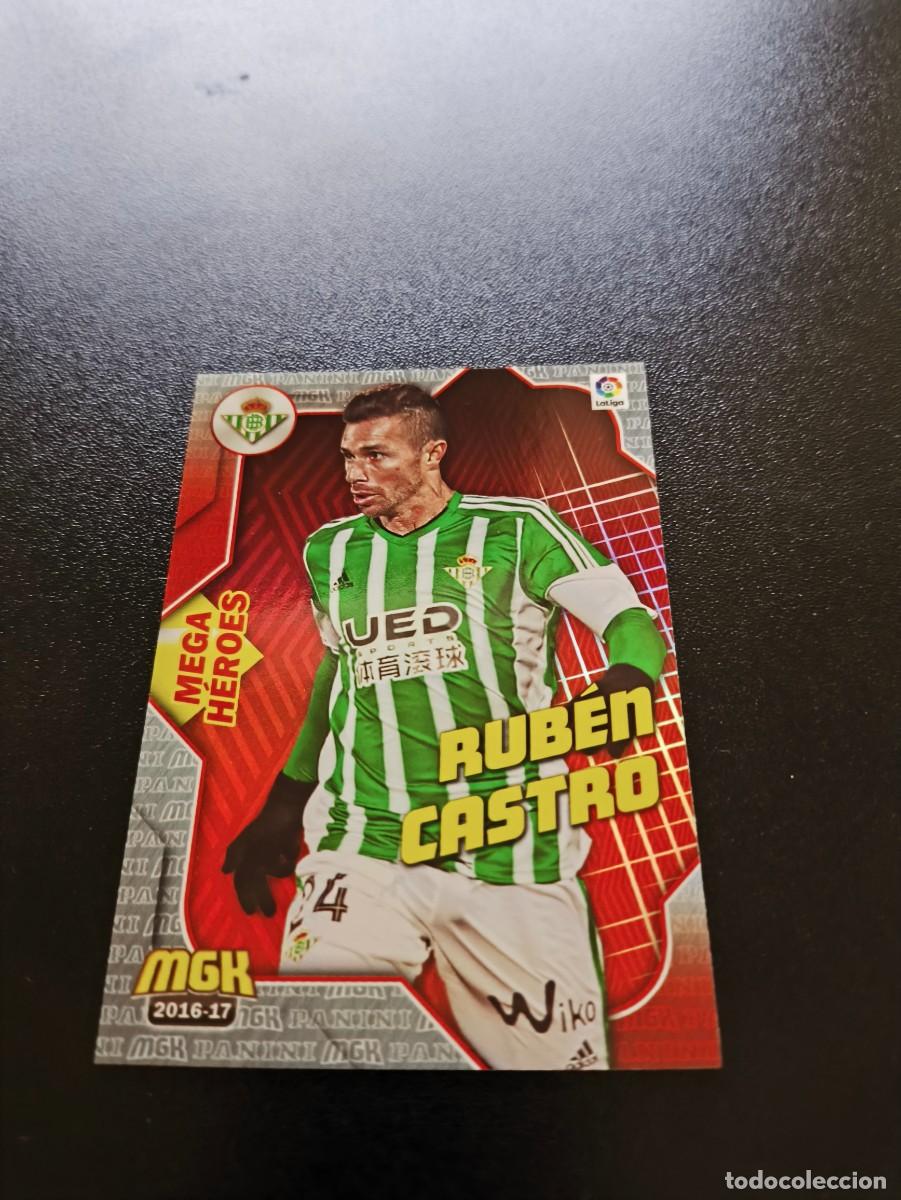 Figurine di Calcio: 134 RUBEN CASTRO MEGA HEROES REAL BETIS PANINI LIGA MEGACRACKS 2016 2017 16 17 NO ESTE ADRENALYN