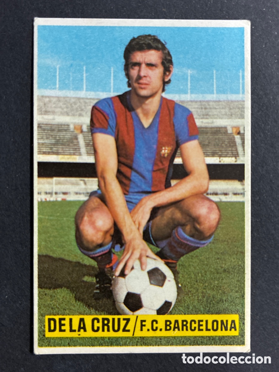 Cromos de Futebol: CROMO FUTBOL SIN PEGAR DE LA CRUZ F.C BARCELONA LIGA 1974 - 1975 EDITORIAL ESTE