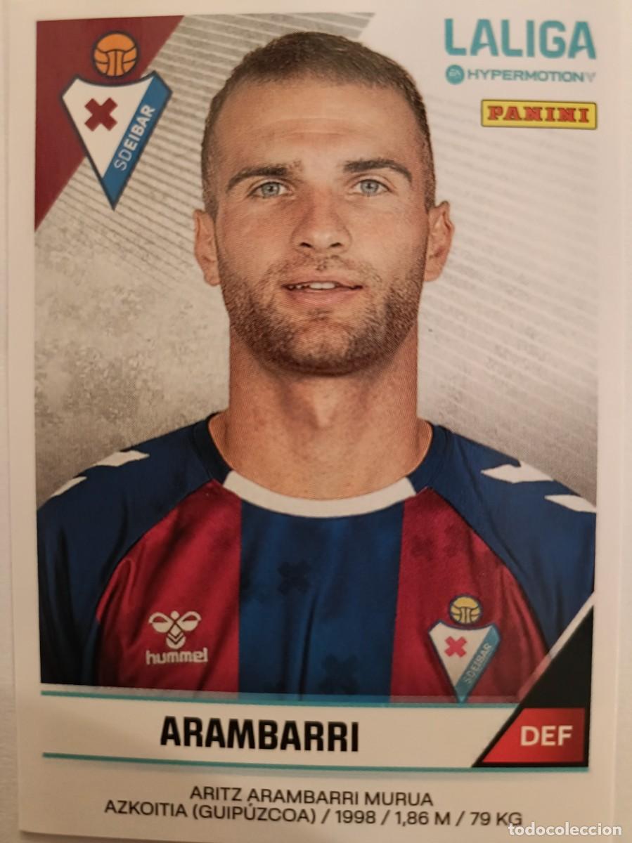 Figurine di Calcio: #160 ARAMBARRI S.D. EIBAR LIGA HYPERMOTION 24/25 PANINI