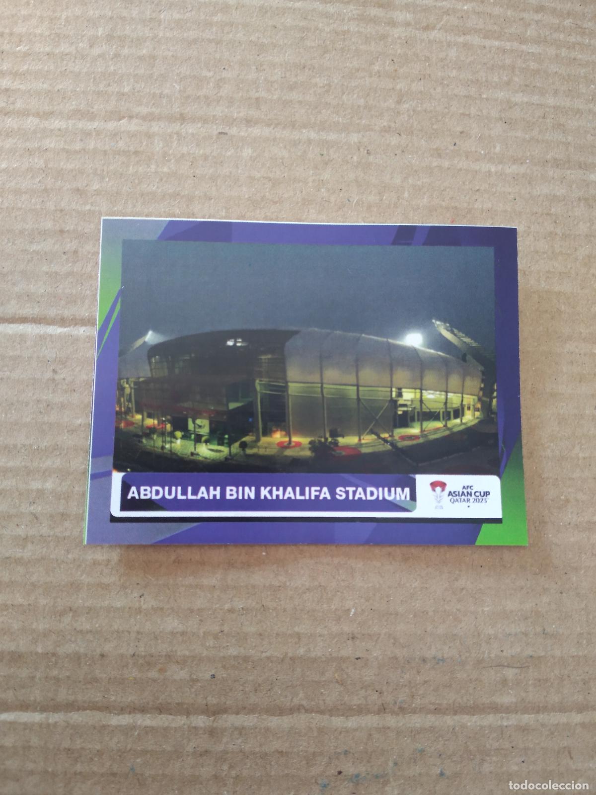 Fu&szlig;ball-Sticker: 8 ABDULLAH BIN KHALIFA STADIUM ESTADIO CROMO FUTBOL ASIAN CUP 23 COPA ASIA 2023 BLACK HORSE