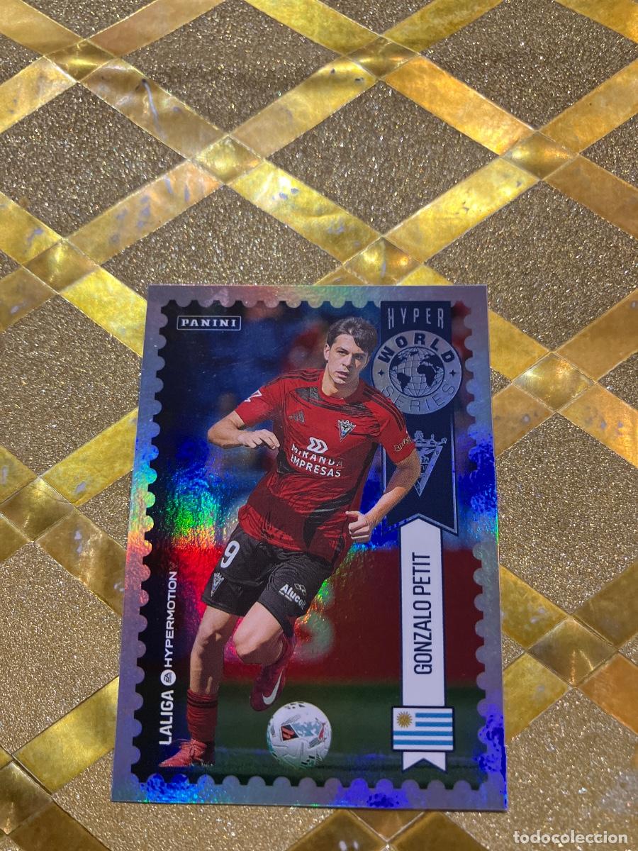 Football Stickers: CROMO DE F&Uacute;TBOL NUMERO 445 PETIT MIRANDES HYPER WORLD HYPERMOTION 2025 2026 PANINI !