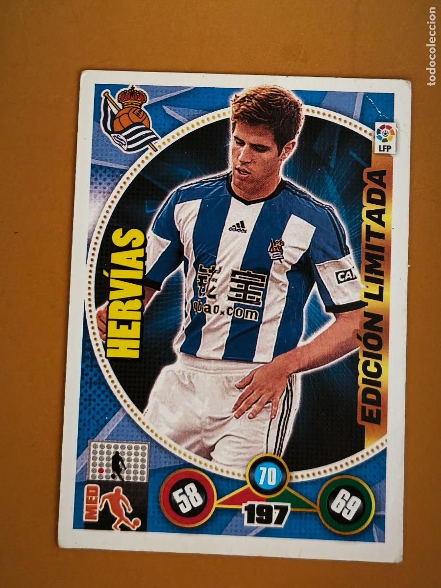 Cromos de F&uacute;tbol: hervias, 2014 15 edicion limitada