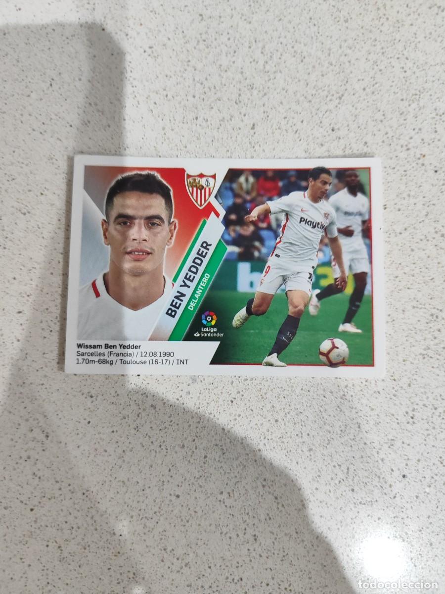 Fu&szlig;ball-Sticker: CROMO N&Uacute;MERO 16 BEN YEDDER SEVILLA. LIGA ESTE 19/20.