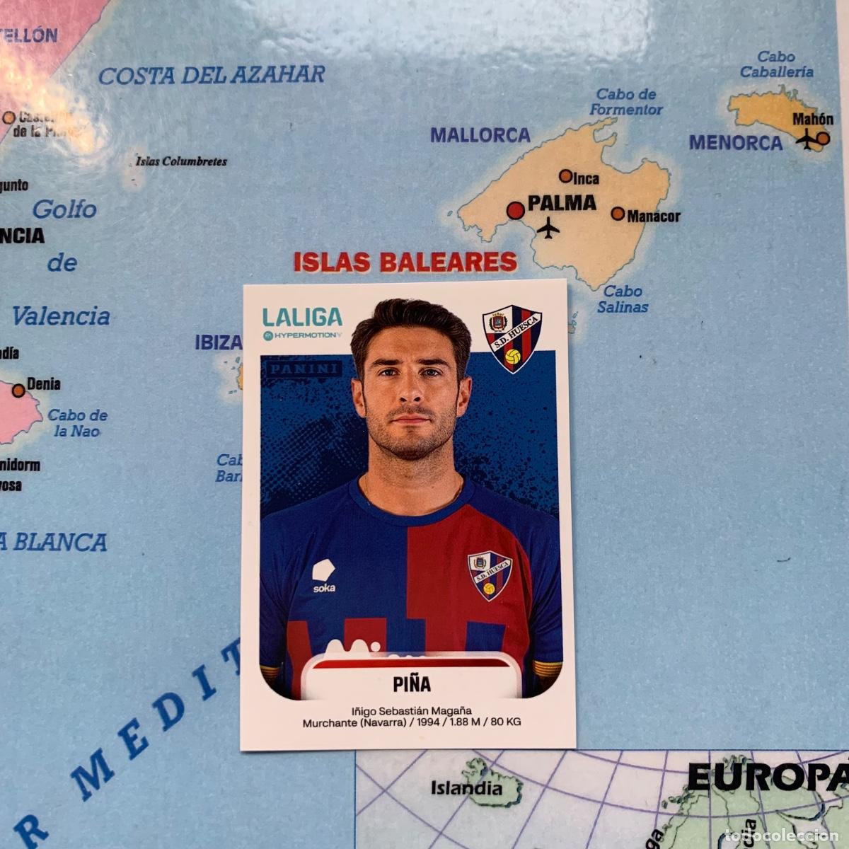 Cromos de f&uacute;tbol: Pi&ntilde;a n&uacute;mero 236 del Huesca cromo de la liga Hypermotion 25-26 2025-2026
