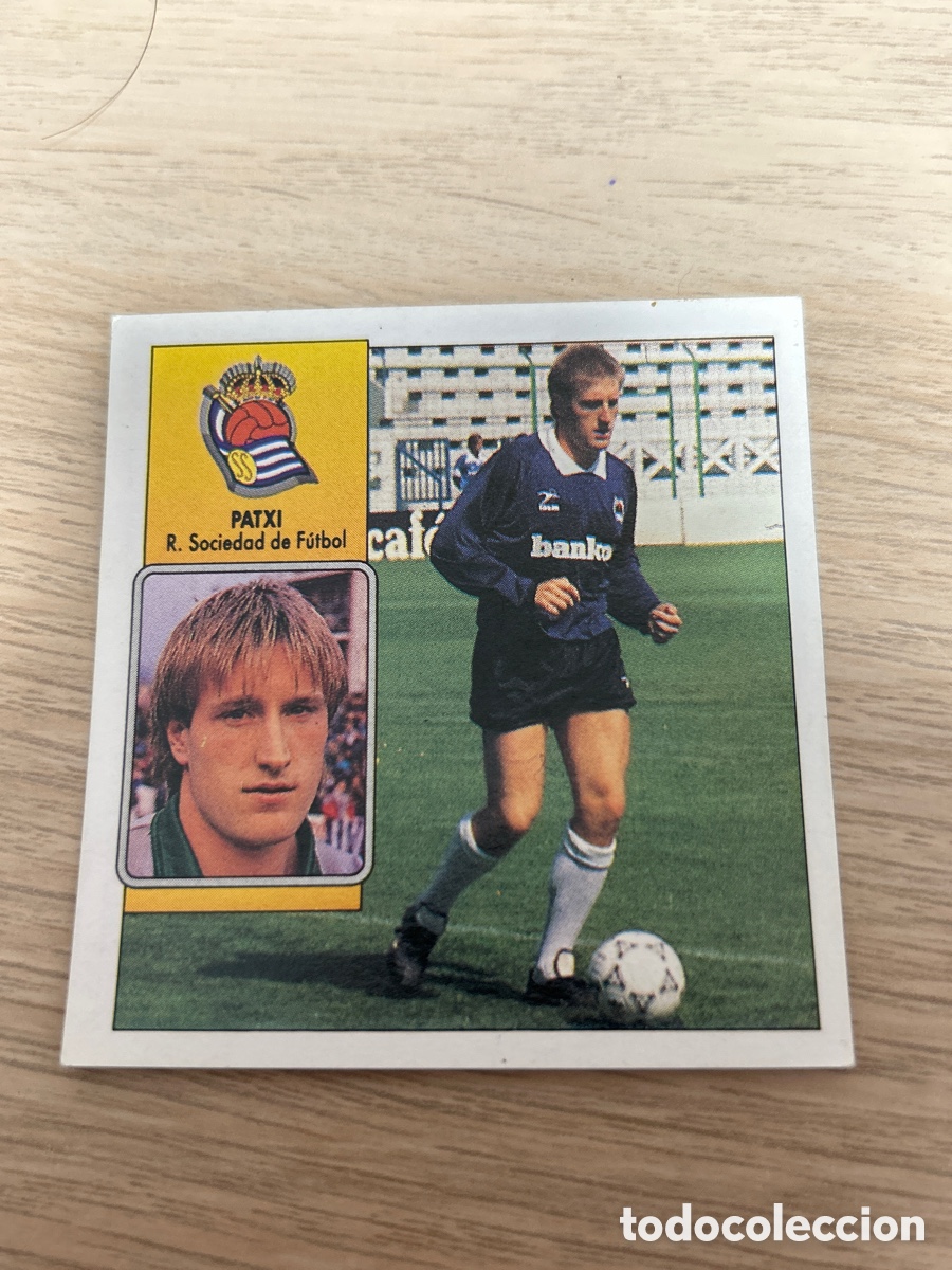 Cartes &agrave; collectionner de Football: PATXI REAL SOCIEDAD LIGA ESTE 1992 1993 92 93 NUNCA PEGADO SIN PEGAR