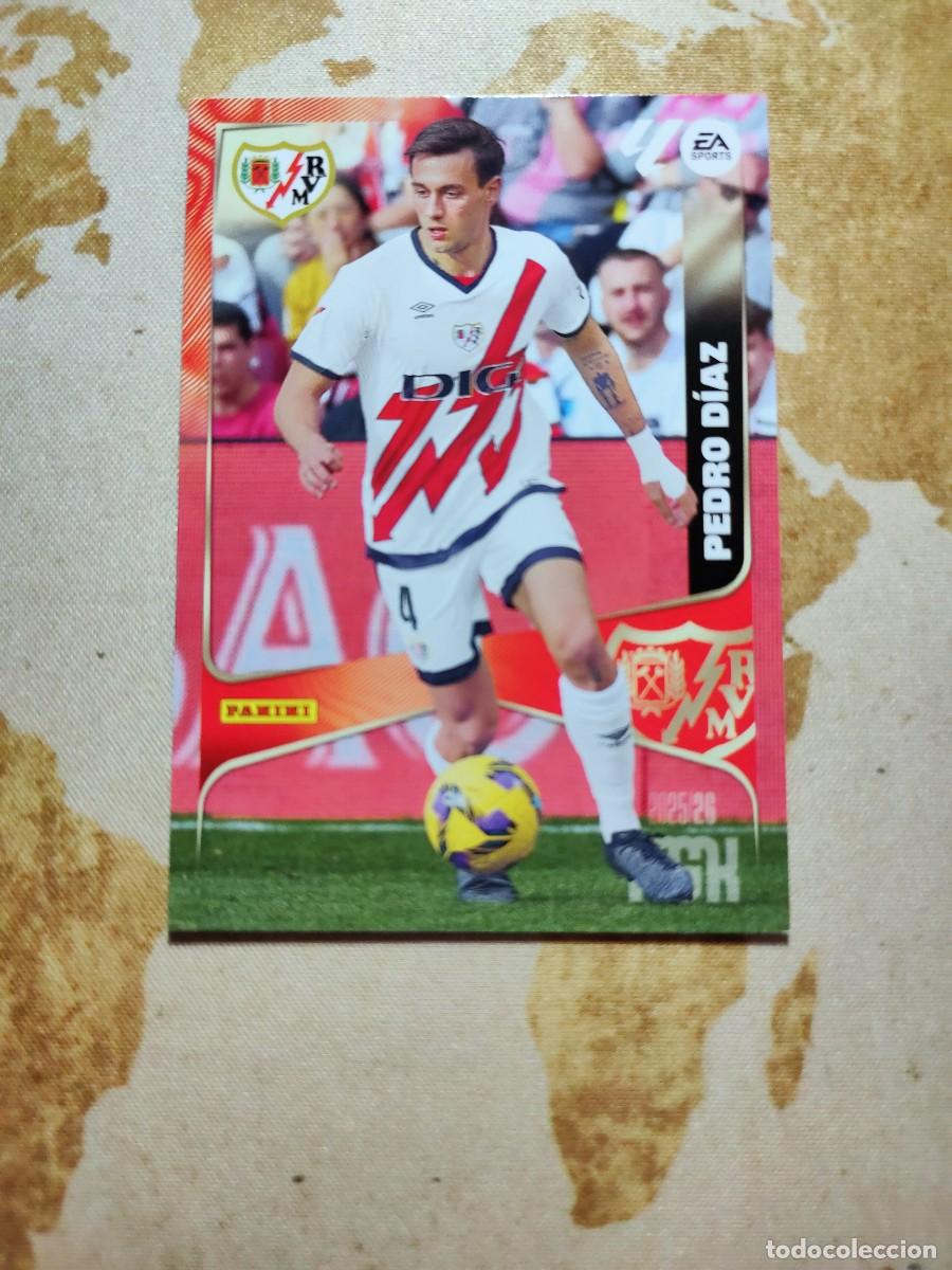 Fu&szlig;ball-Sticker: Rayo Vallecano 298 PEDRO D&Iacute;AZ Megacracks MGK 2025-26