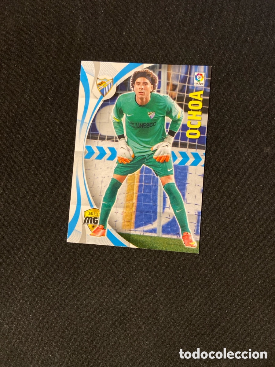 Cartes &agrave; collectionner de Football: OCHOA 355 (M&Aacute;LAGA) PANINI MEGACRACKS 2015-2016 15 16 CROMO CARTA M-2