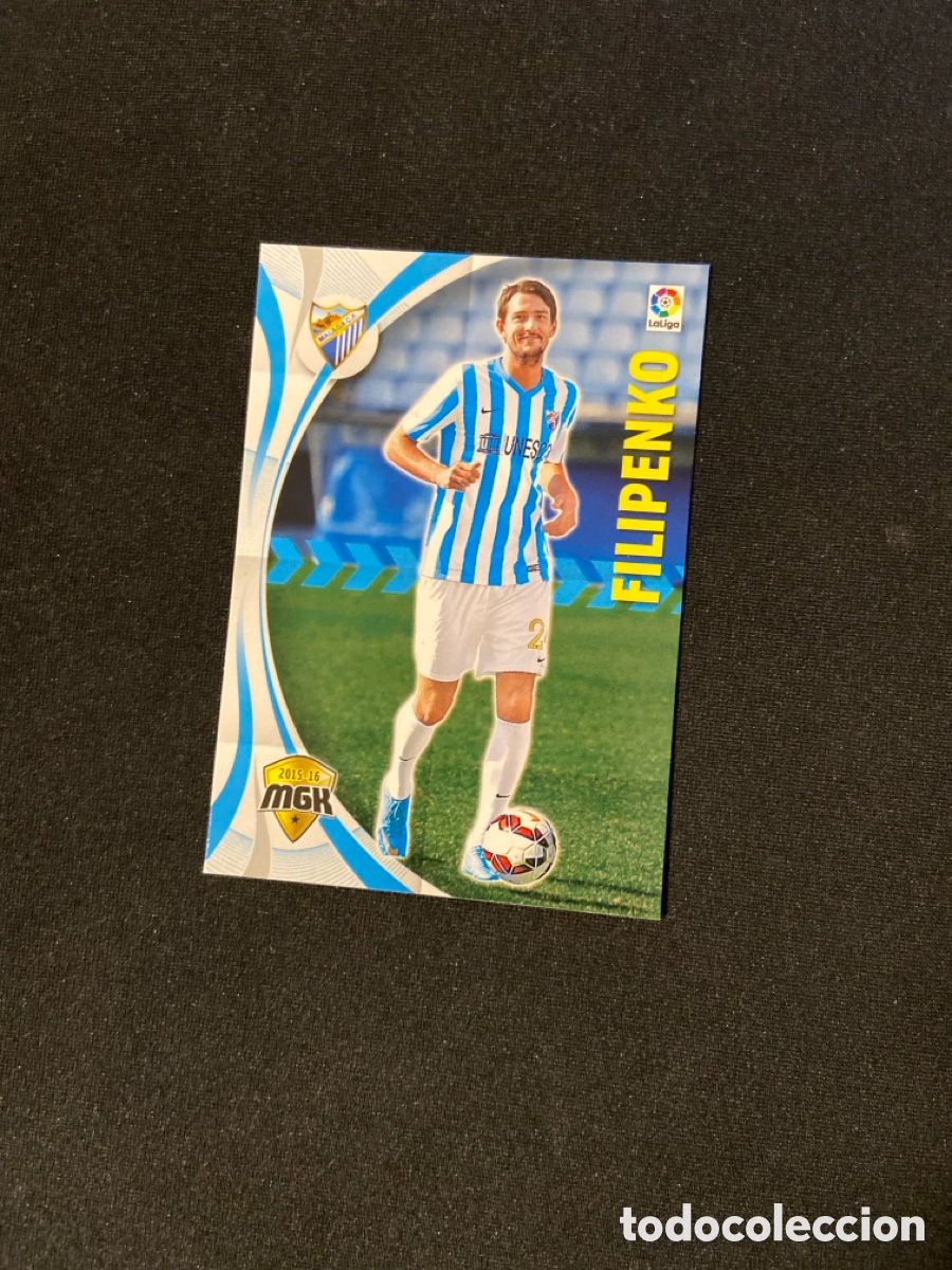 Figurine di Calcio: FILIPENKO 360 (M&Aacute;LAGA) PANINI MEGACRACKS 2015-2016 15 16 CROMO CARTA M-2