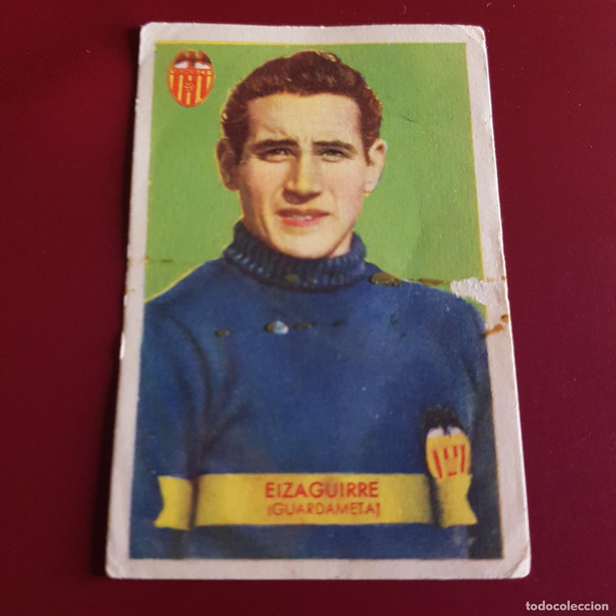 Fu&szlig;ball-Sticker: BRUGUERA - CAMPEONES 1949 1950 - 49 50 - VALENCIA - EIZAGUIRRE - NUNCA PEGADO