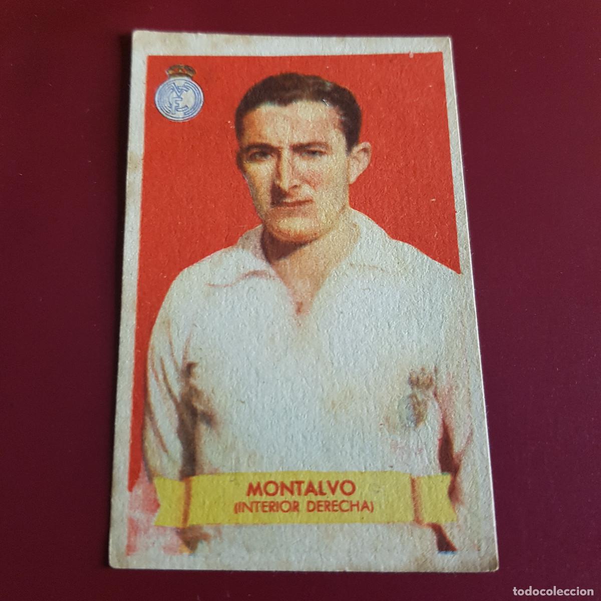 Cromos de F&uacute;tbol: BRUGUERA - CAMPEONES 1949 1950 - 49 50 - R MADRID - MONTALVO - NUNCA PEGADO