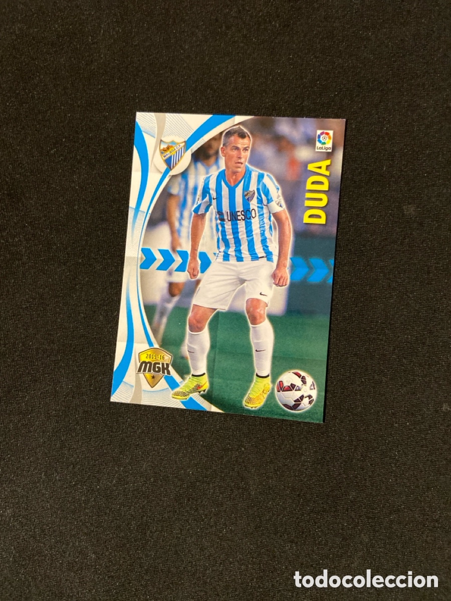 Figurine di Calcio: DUDA 367 (M&Aacute;LAGA) PANINI MEGACRACKS 2015-2016 15 16 CROMO CARTA M-2