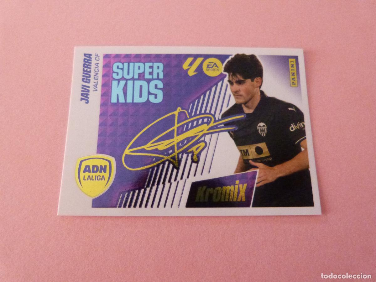 Football Stickers: CROMO FUTBOL JAVI GUERRA VALENCIA C.F. ADN KROMIX SIN PEGAR N&ordm; K12 LIGA ESTE 2025-2026/25-26