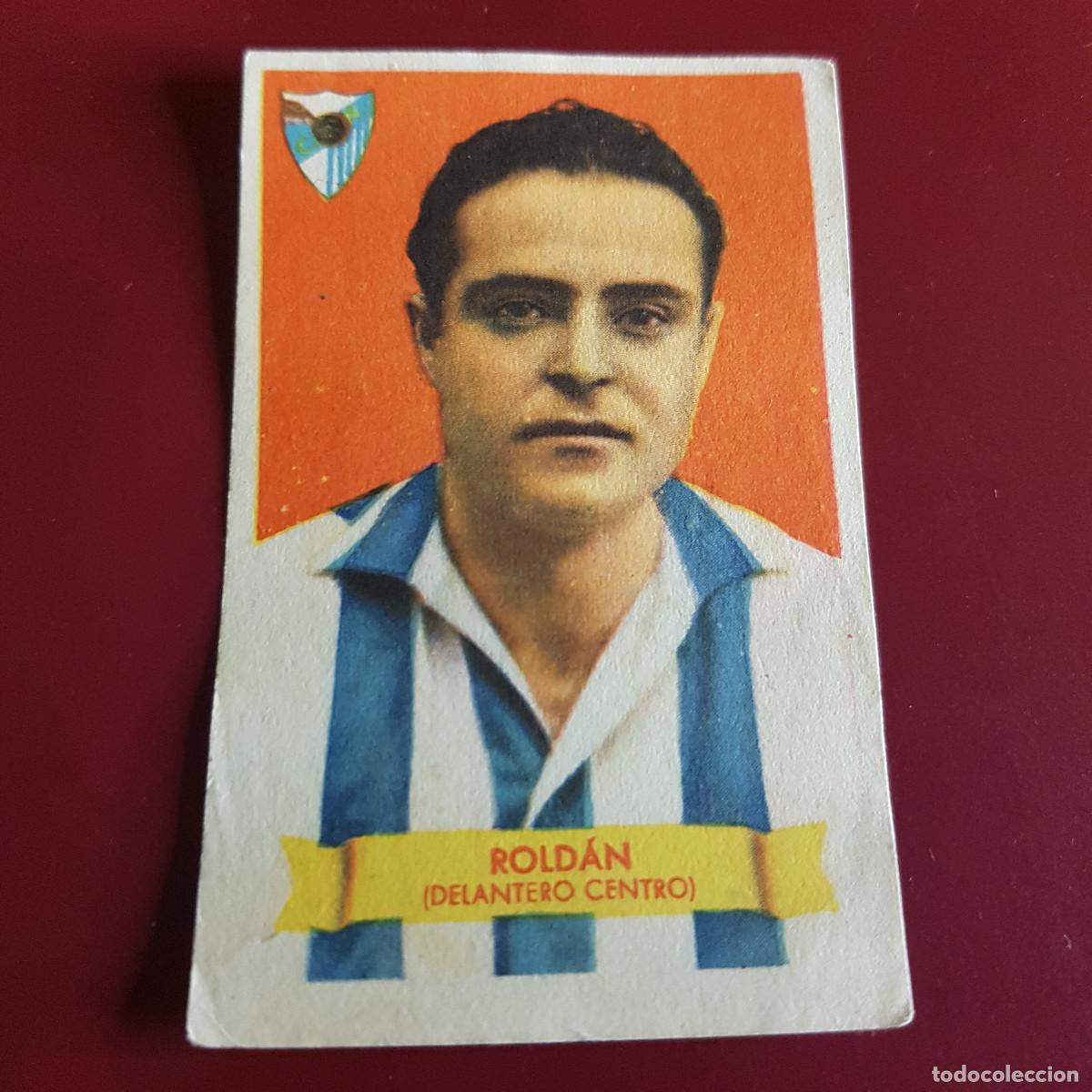 Figurine di Calcio: BRUGUERA - CAMPEONES 1949 1950 - 49 50 - MALAGA - ROLDAN - NUNCA PEGADO