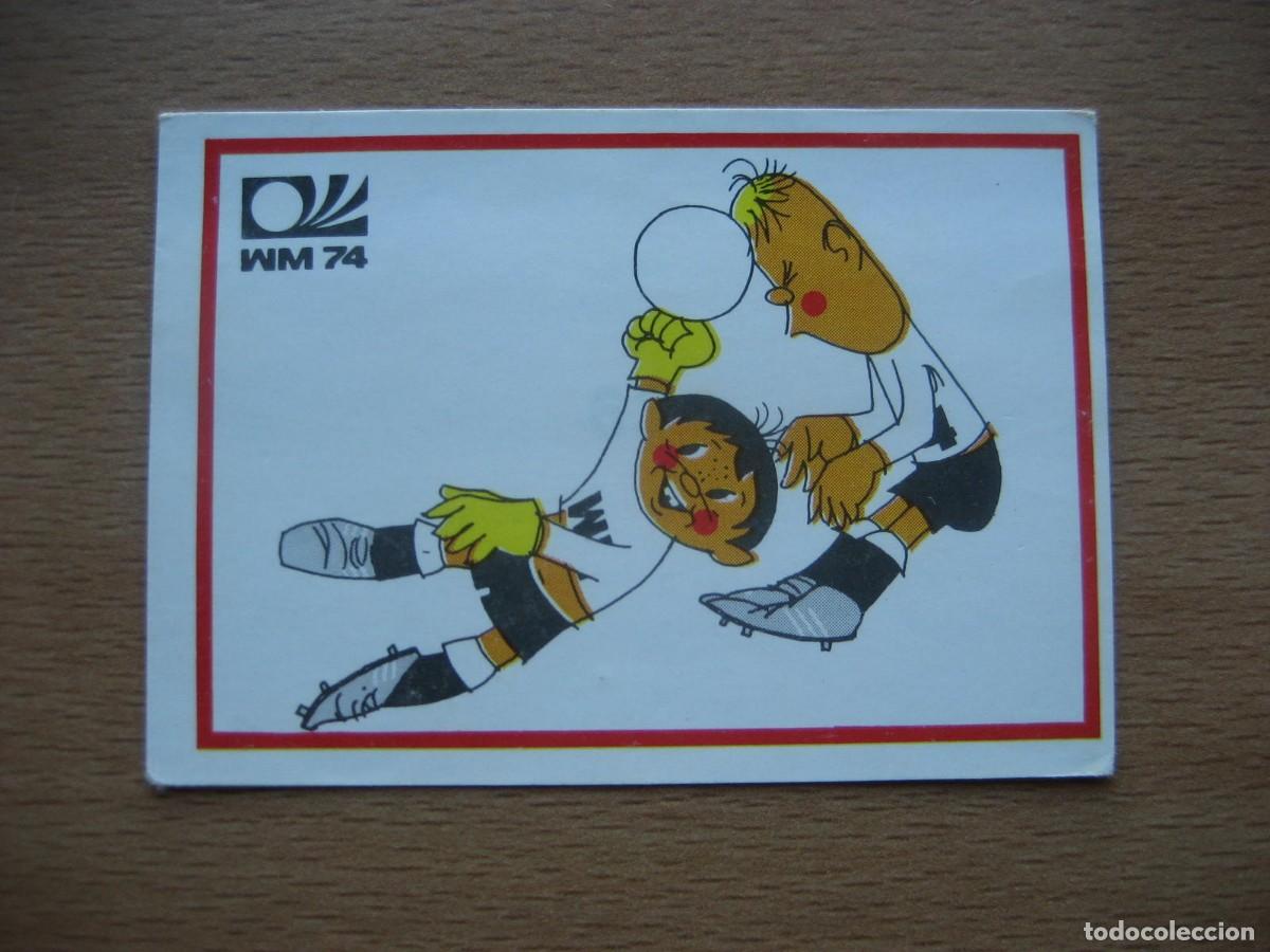 Football Stickers: MUNICH 74 - N&ordm; 63 MASCOTAS TIP & TAP - ED. VULCANO / PANINI - MUNDIAL DE FUTBOL 1974