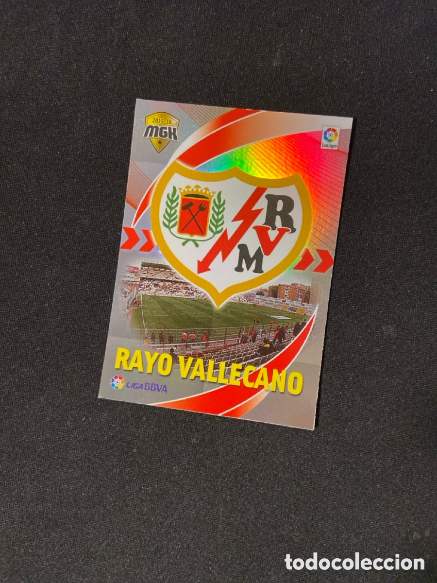 Cartes &agrave; collectionner de Football: ESCUDO 379 (RAYO VALLECANO) PANINI MEGACRACKS 2015-2016 15 16 CROMO CARTA M-2