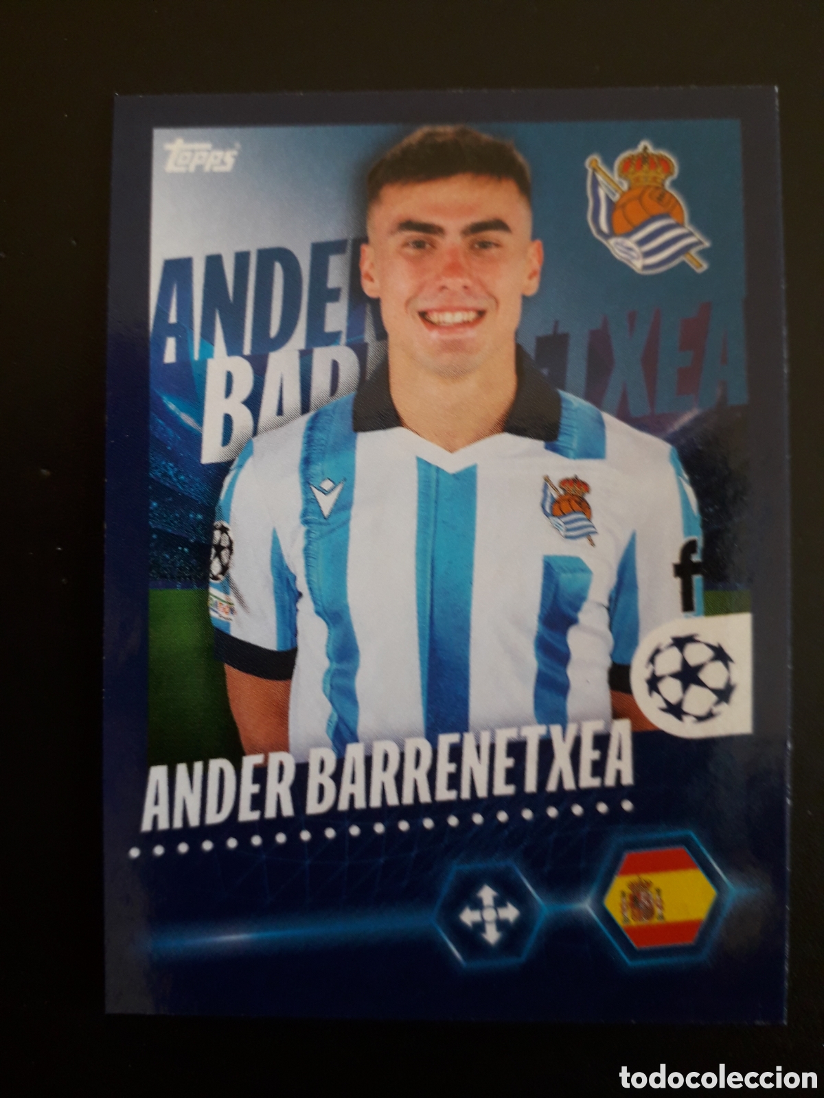 Cromos de f&uacute;tbol: BARRENETXEA REAL SOCIEDAD N&deg; 435 UEFA CHAMPIONS LEAGUE SEASON TOPPS 23 24 2023 2024 PEDIDO M&Iacute;NIMO 3&euro;