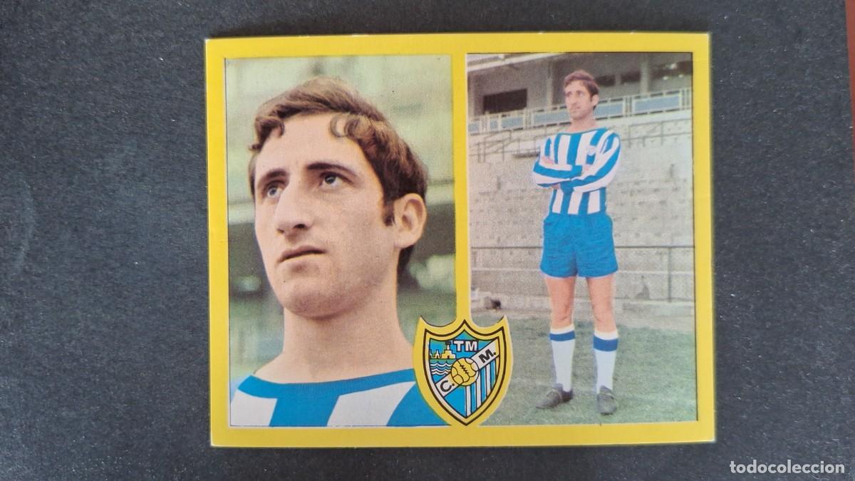 Fu&szlig;ball-Sticker: L1 ALVAREZ C. D. MALAGA LIGA ESTE 1972 1973 72 73 NUNCA PEGADO SIN PEGAR