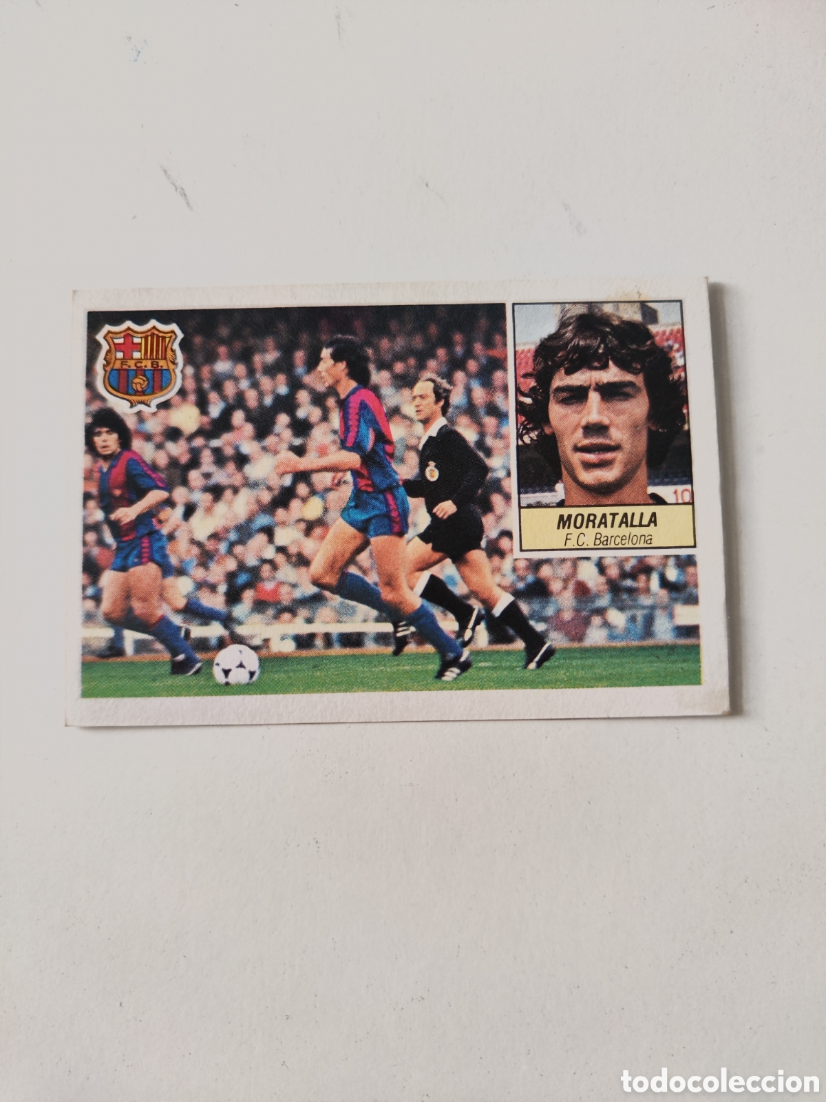 Cromos de F&uacute;tbol: Este 84 85 sin pegar Barcelona Moratalla (con Maradona)