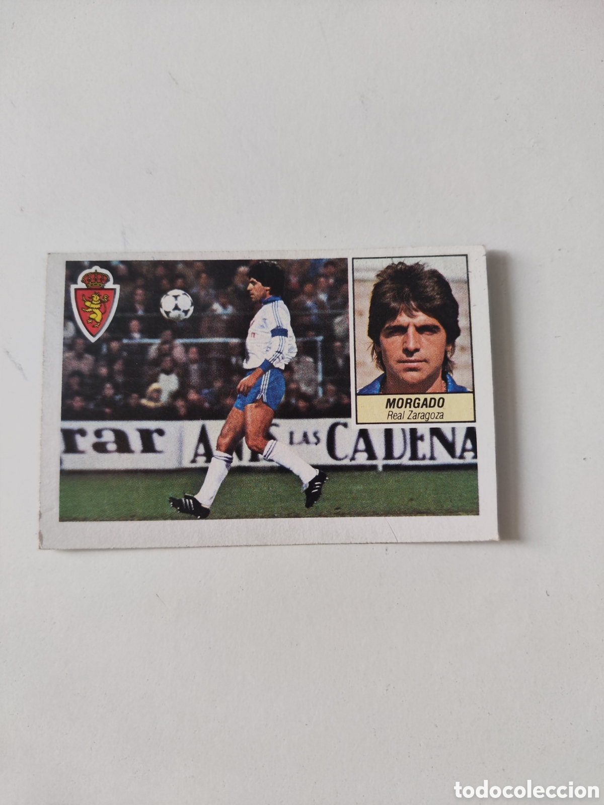 Cromos de f&uacute;tbol: Este 84 85 sin pegar Zaragoza Morgado baja