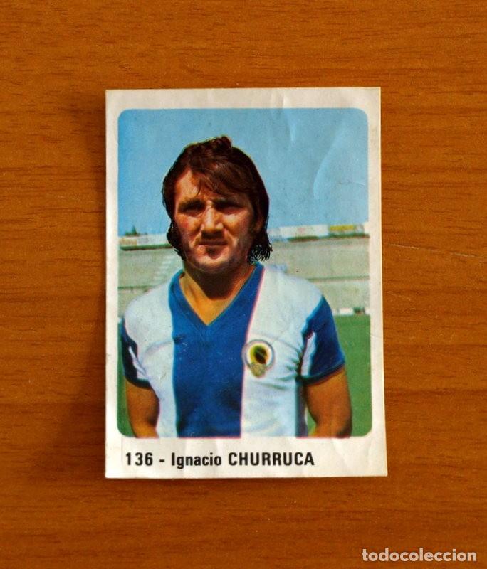 Fu&szlig;ball-Sticker: H&eacute;rcules -N&ordm; 136 Ignacio Churruca - Editorial Cromo Crom - Panini 1980-1981, 80-81