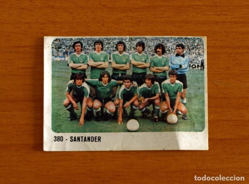 Cromos de Futebol: Santander -N&ordm; 380 Alineaci&oacute;n-Equipo - Editorial Cromo Crom - Panini 1980-1981, 80-81