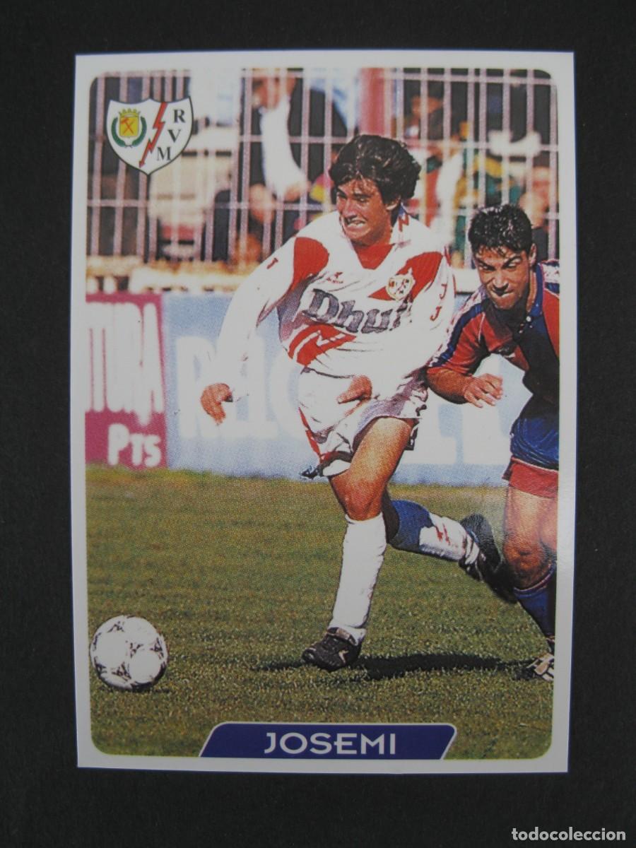 Cromos de Futebol: JOSEMI (RAYO VALLECANO) - CARD N&ordm; 376 - LAS FICHAS DE LA LIGA 95-96 - MUNDICROMO
