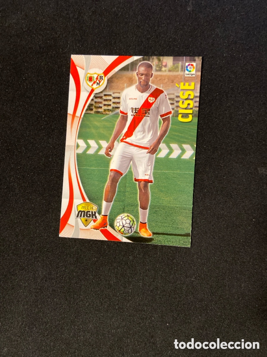 Cartes &agrave; collectionner de Football: CISSE 392 (RAYO VALLECANO) PANINI MEGACRACKS 2015-2016 15 16 CROMO CARTA M-2