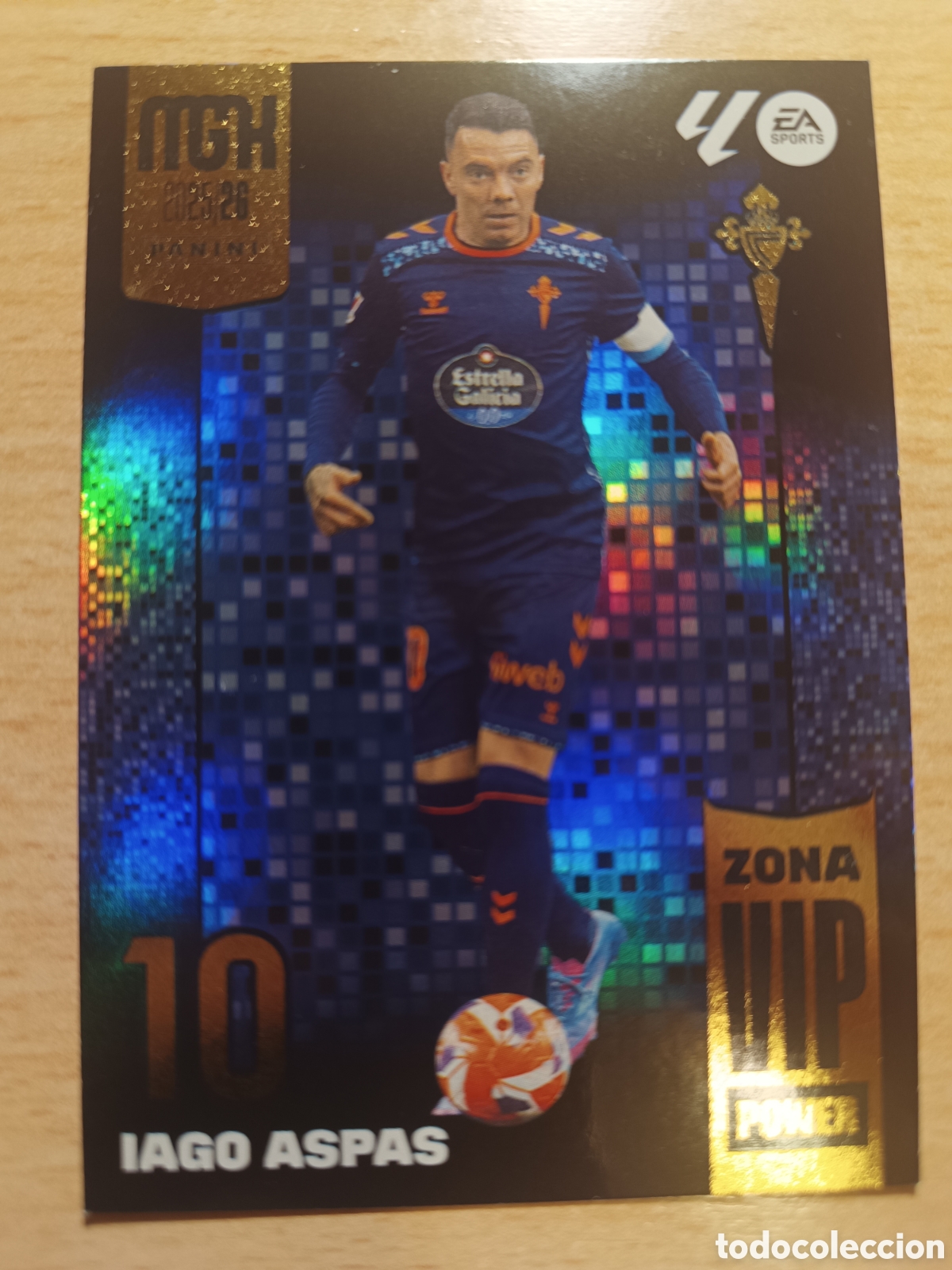 Cromos de F&uacute;tbol: P 395 IAGO ASPAS ZONA VIP POWER CELTA DE VIGO MEGACRACKS 2025 2026 PANINI 25 26