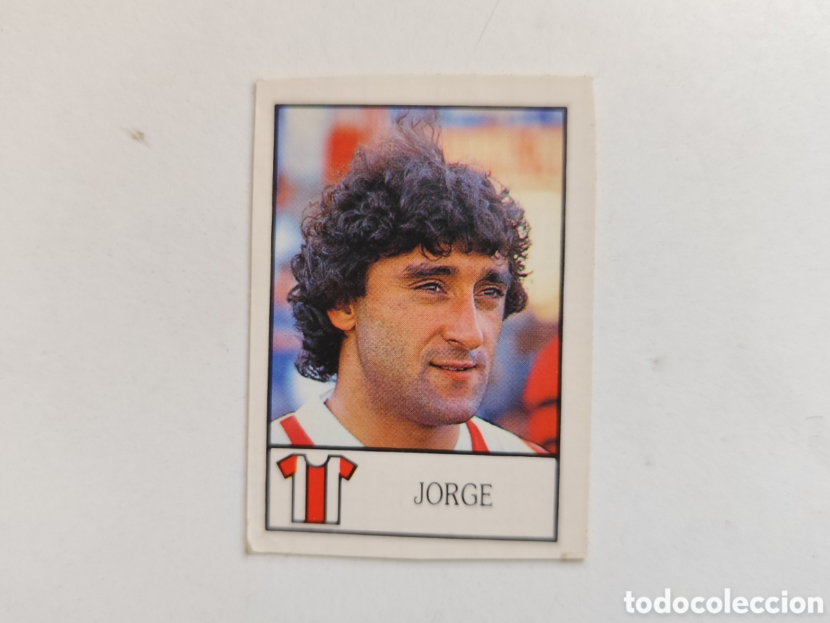 Cromos de F&uacute;tbol: Cromo Bollycao Futbol 87-88. Jorge, Logro&ntilde;es 119. Bollyfutbol