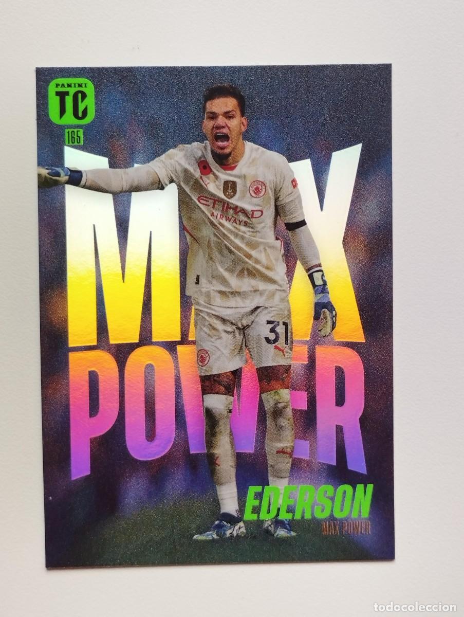 Fu&szlig;ball-Sticker: CROMO CARD PANINI TOP CLASS 2025 MAX POWER MANCHESTER CITY 165 EDERSON